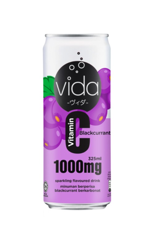 vida C Blackcurrant 325ml — 1000mg Vitamin C